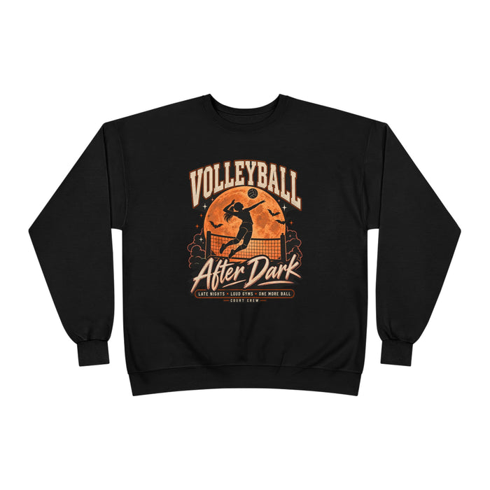 Volleyball After Dark Crewneck Sweatshirt