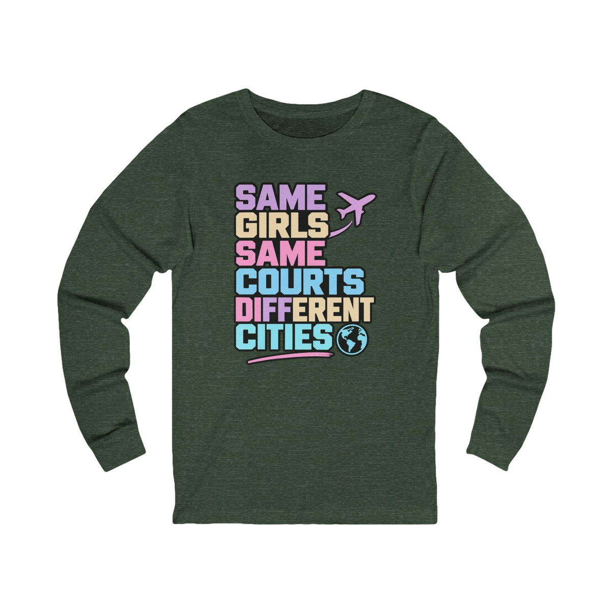 Different Cities Long Sleeve Tee