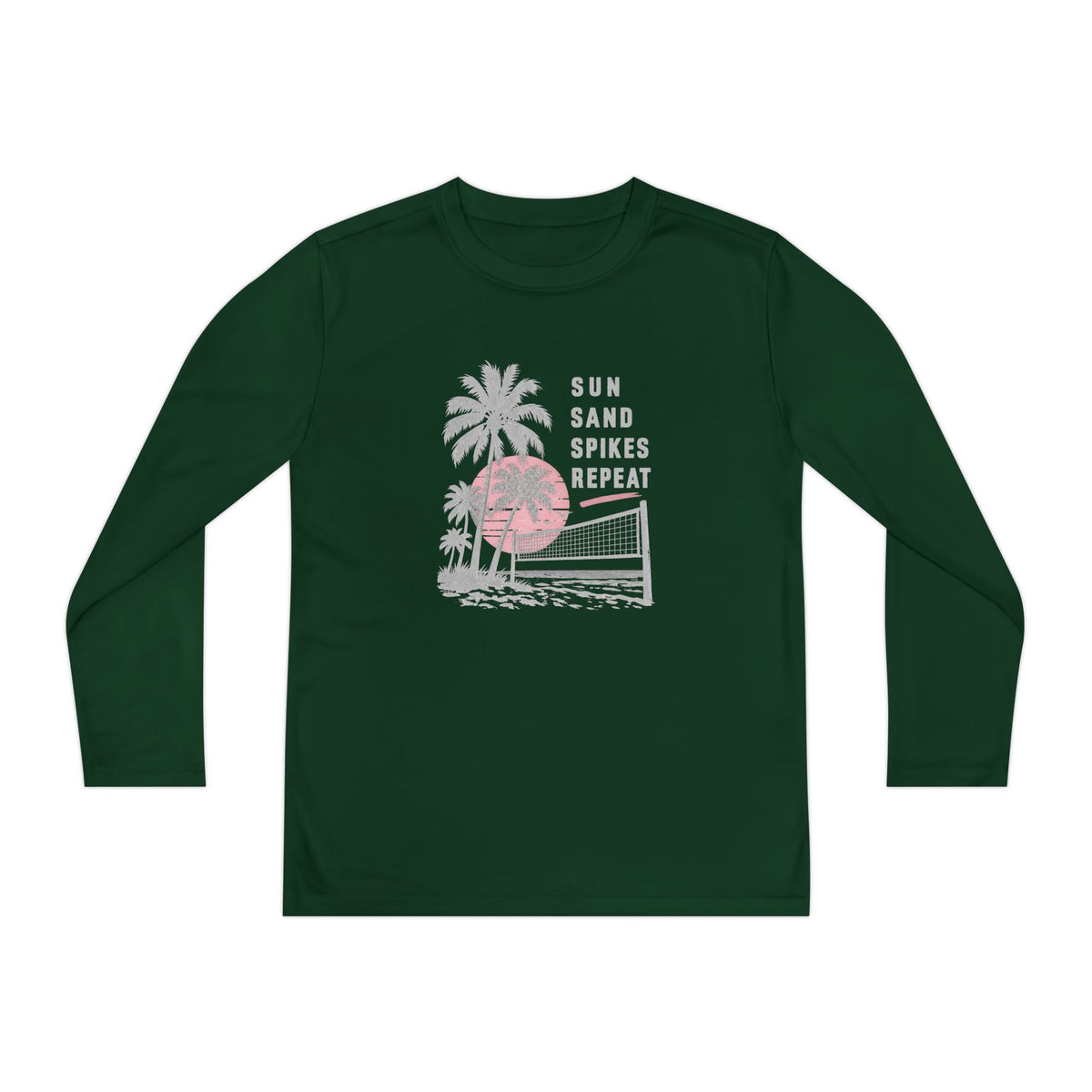 Sun Sand Spikes Youth Long Sleeve Tee