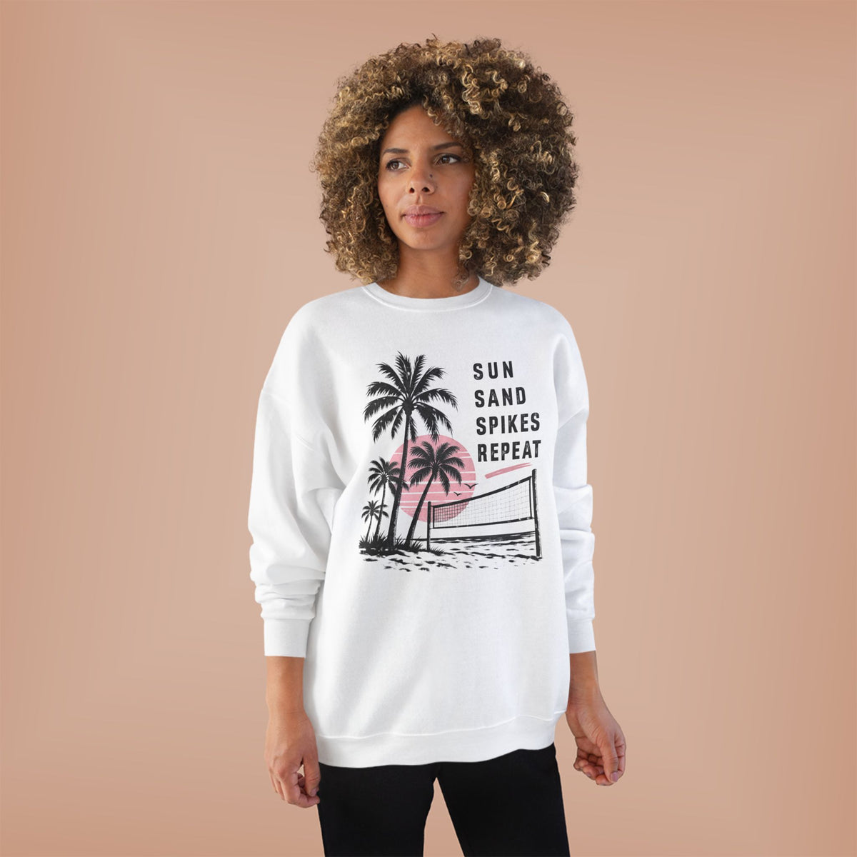Sun Sand Spikes Crewneck Sweatshirt