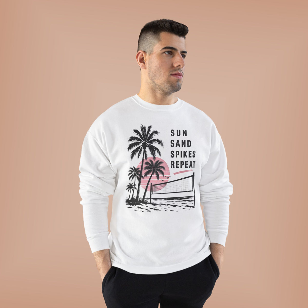Sun Sand Spikes Crewneck Sweatshirt
