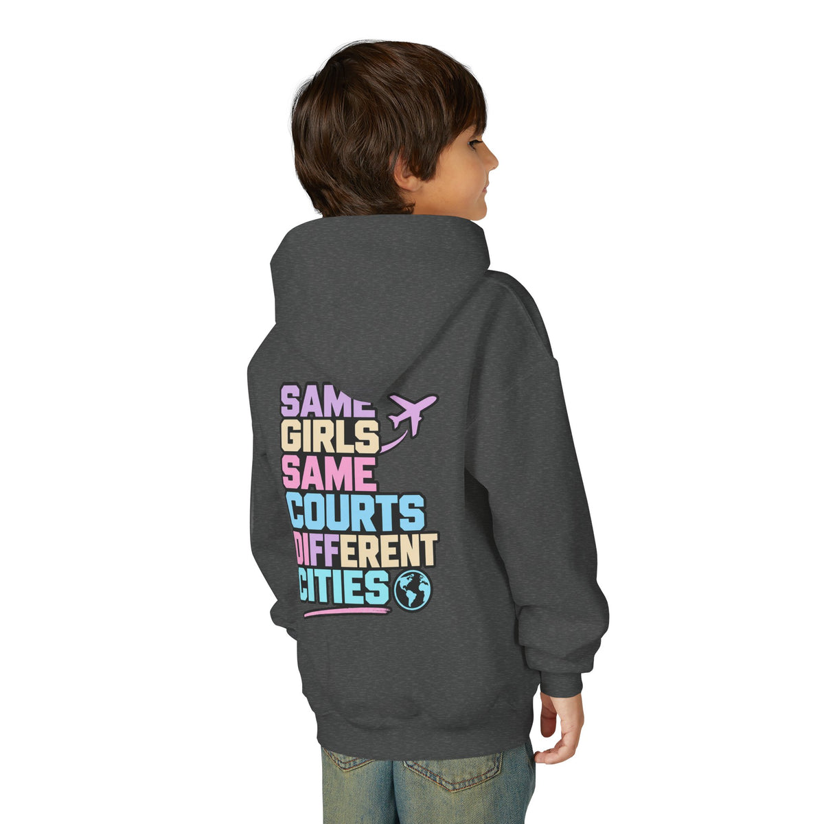Different Cities Youth Hoodie