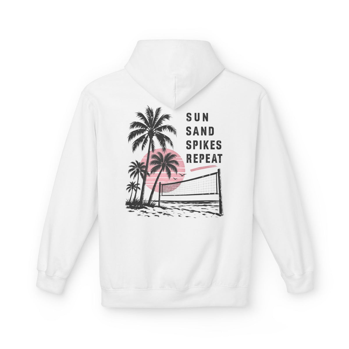 White | back view