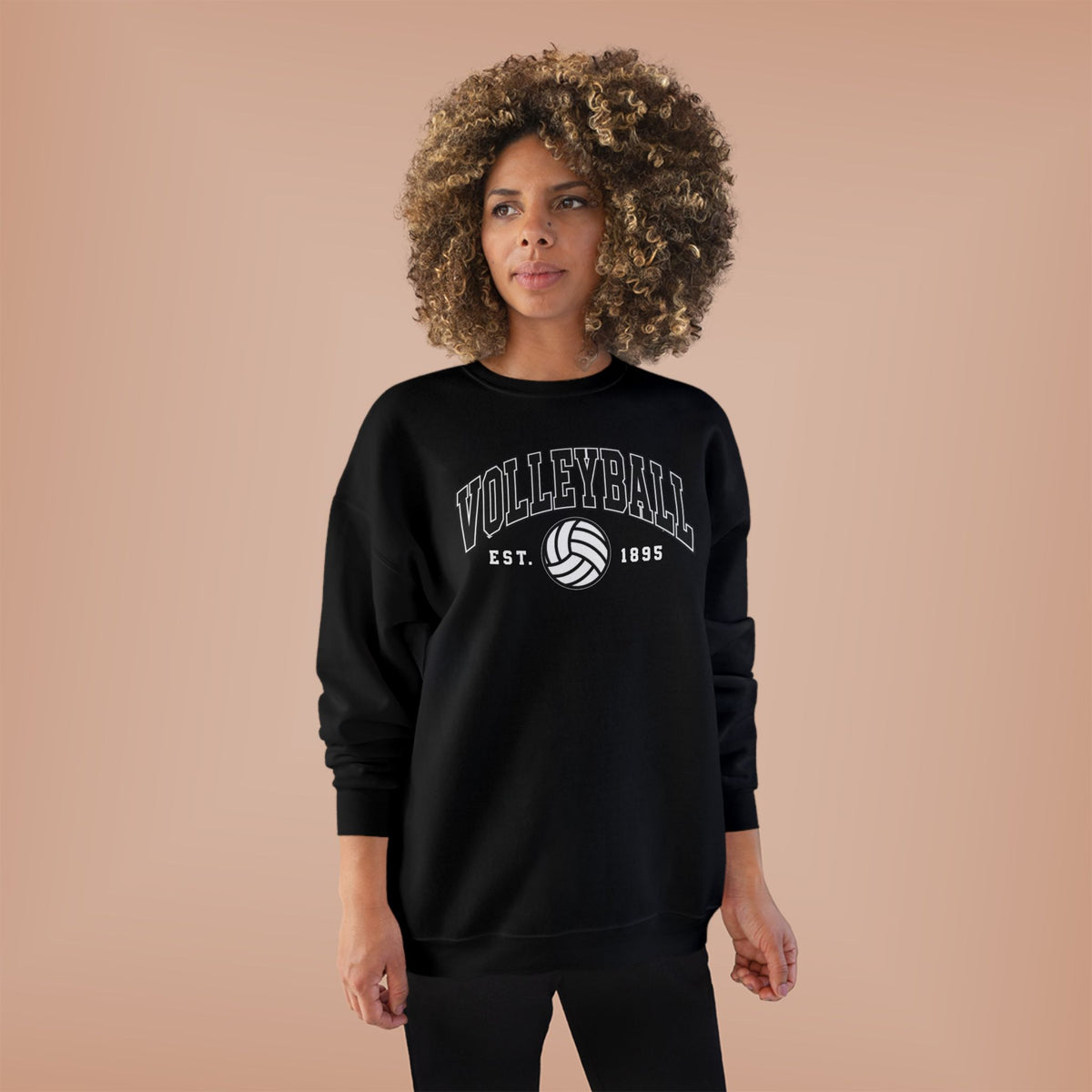 Classic Volleyball Crewneck Sweatshirt