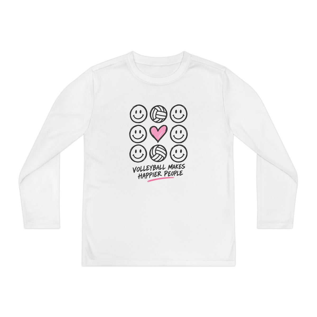 Happier People Youth Long Sleeve Tee