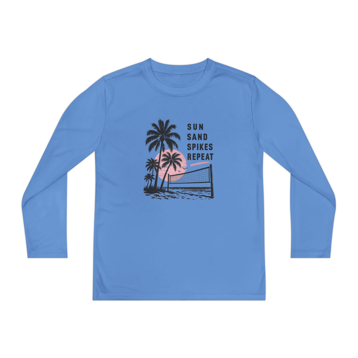 Sun Sand Spikes Youth Long Sleeve Tee