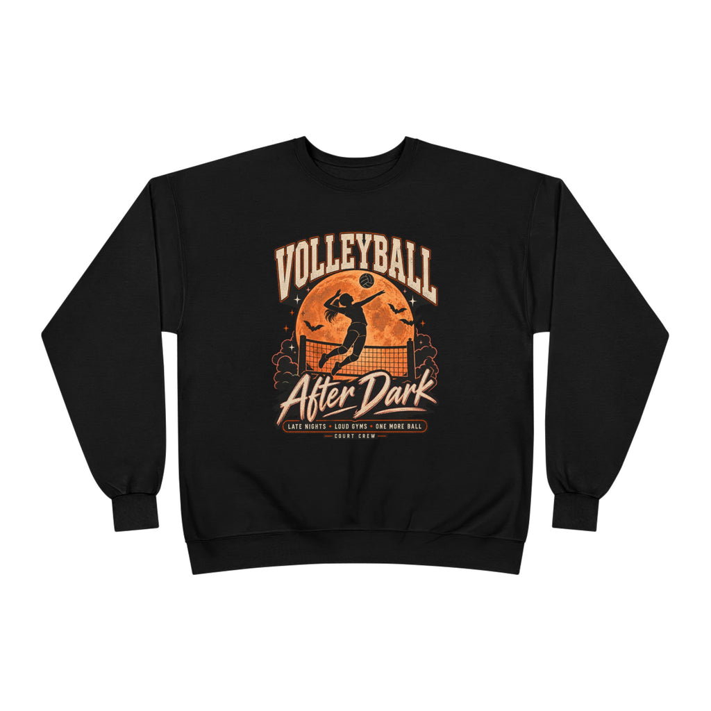 Volleyball After Dark Crewneck Sweatshirt