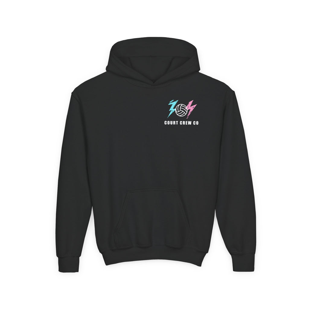 Volleyball After Dark Youth Hoodie