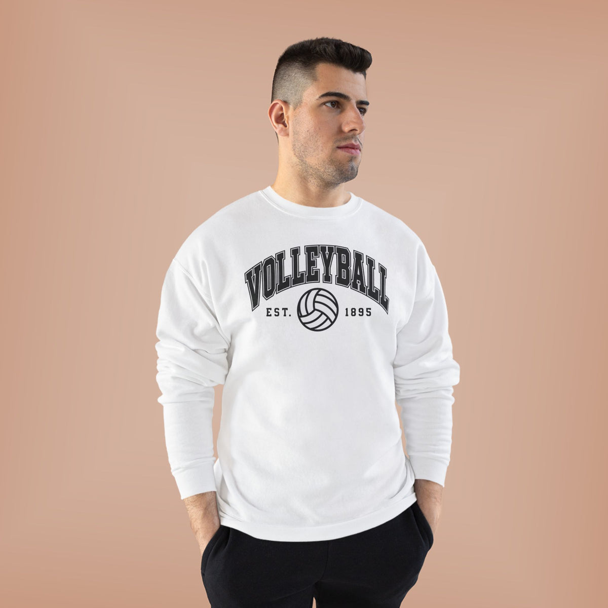 Classic Volleyball Crewneck Sweatshirt