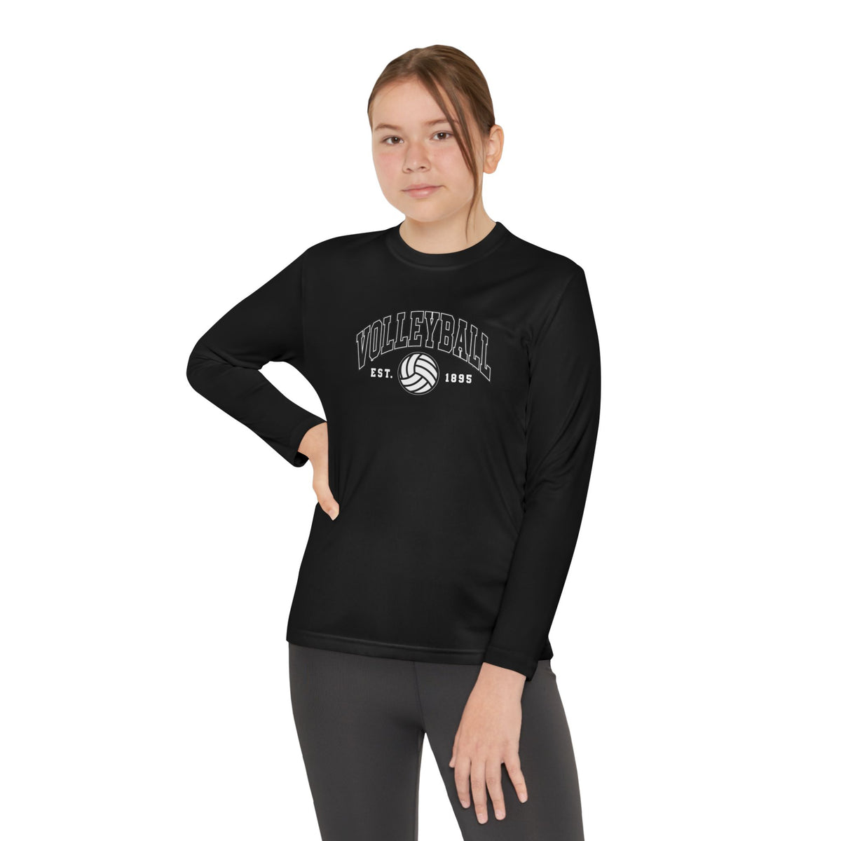 Classic Volleyball Youth Long Sleeve Tee