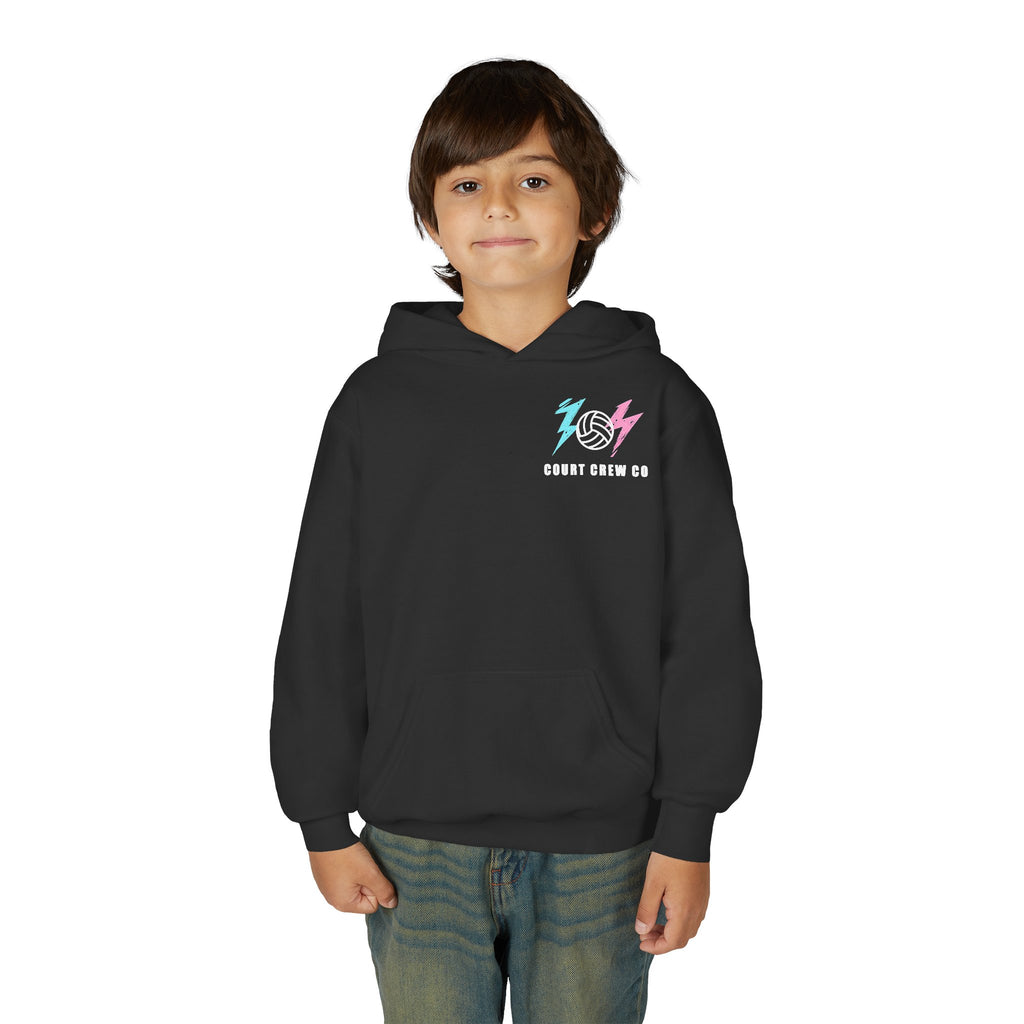 Volleyball After Dark Youth Hoodie