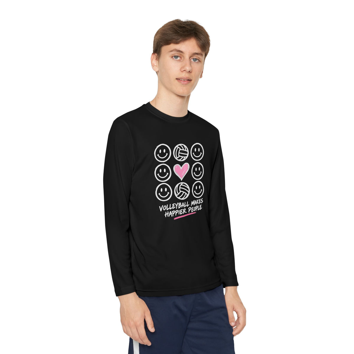 Happier People Youth Long Sleeve Tee
