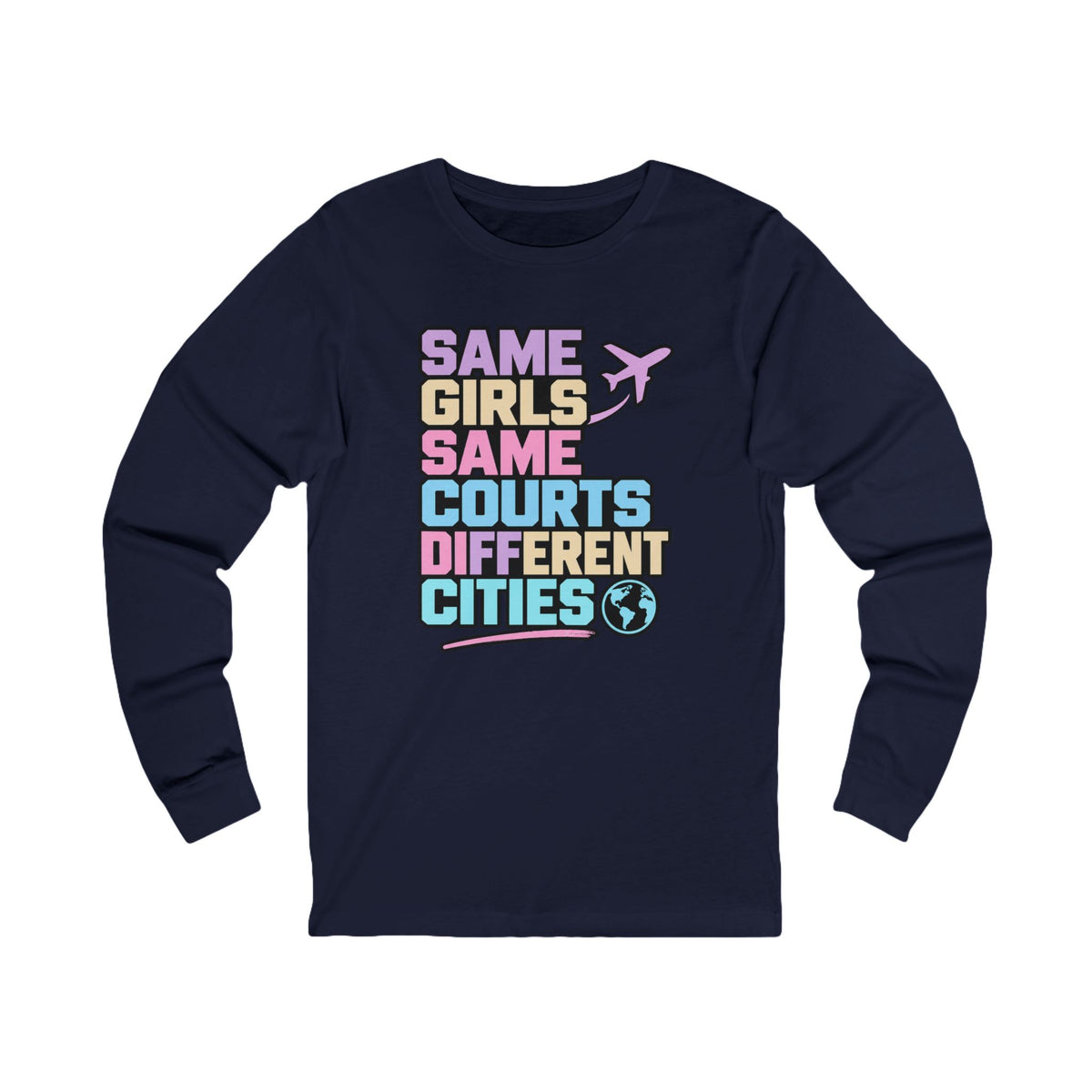 Different Cities Long Sleeve Tee