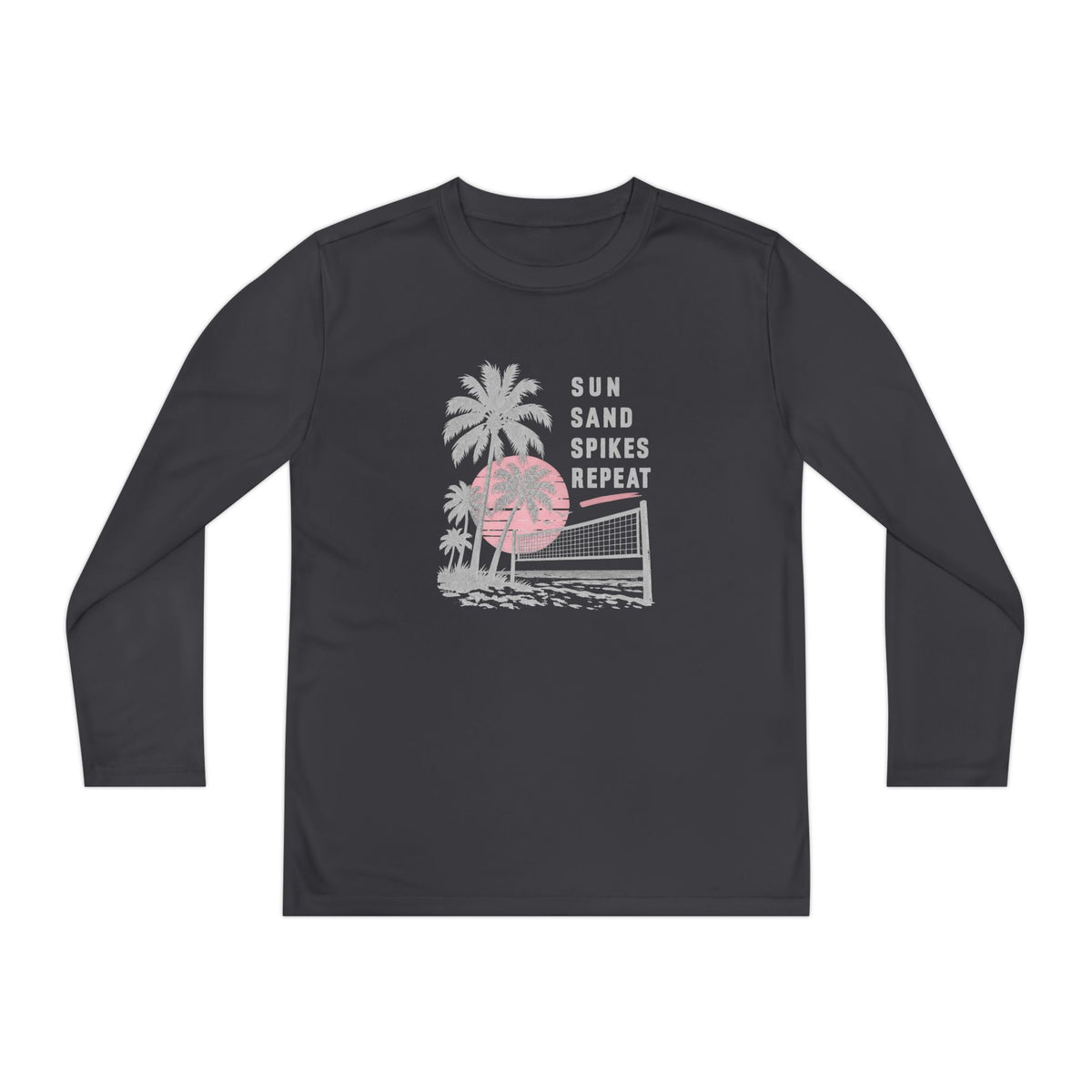 Sun Sand Spikes Youth Long Sleeve Tee