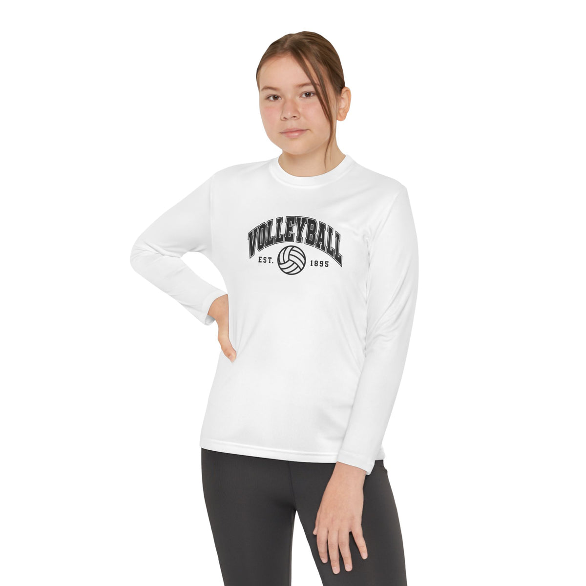 Classic Volleyball Youth Long Sleeve Tee