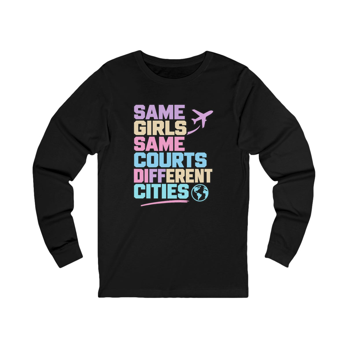 Different Cities Long Sleeve Tee