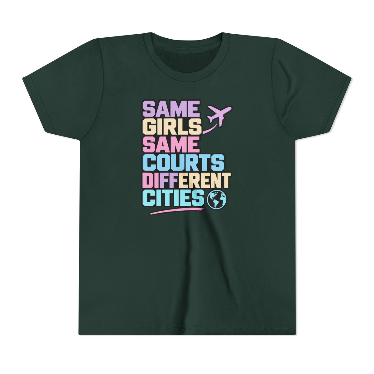 Different Cities Youth Tee