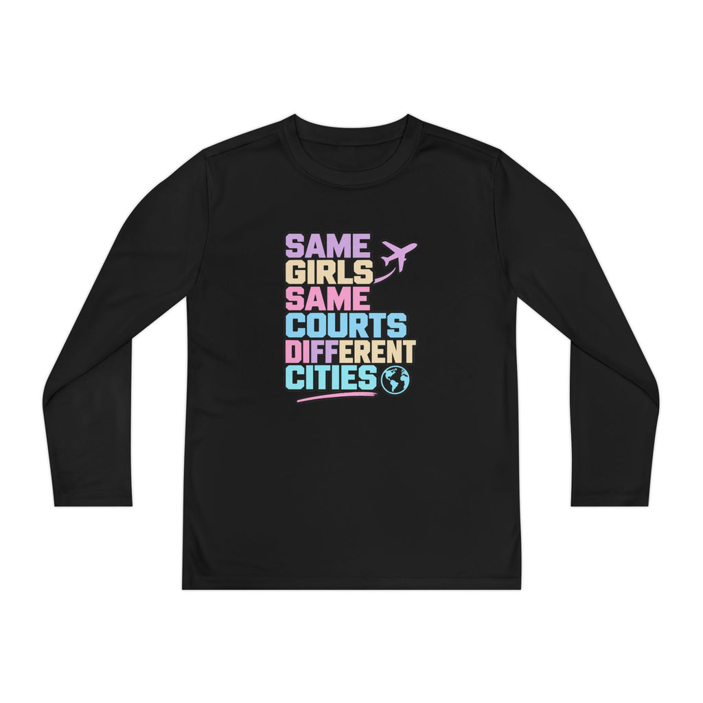 Different Cities Youth Long Sleeve Tee
